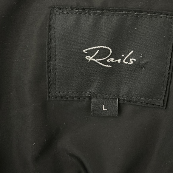 Rails Wesley Green Black Camo Zip Up Jacket Size L - Picture 4 of 12